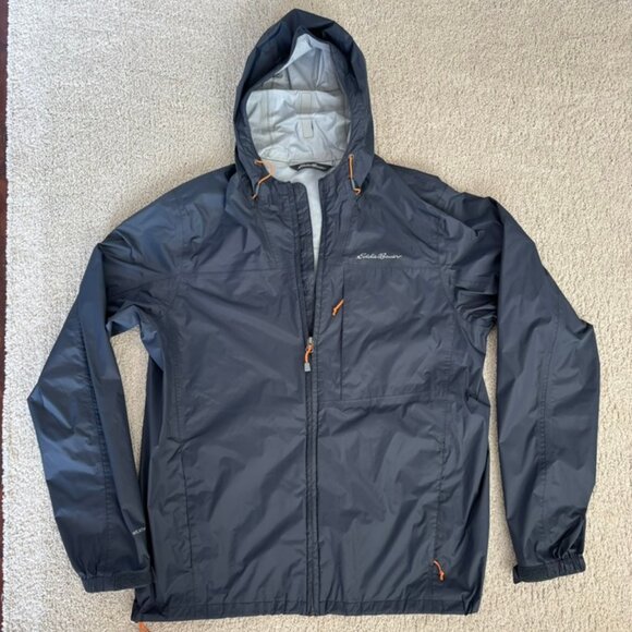 Eddie Bauer Men's Packable Rain Jacket - Picture 1 of 11